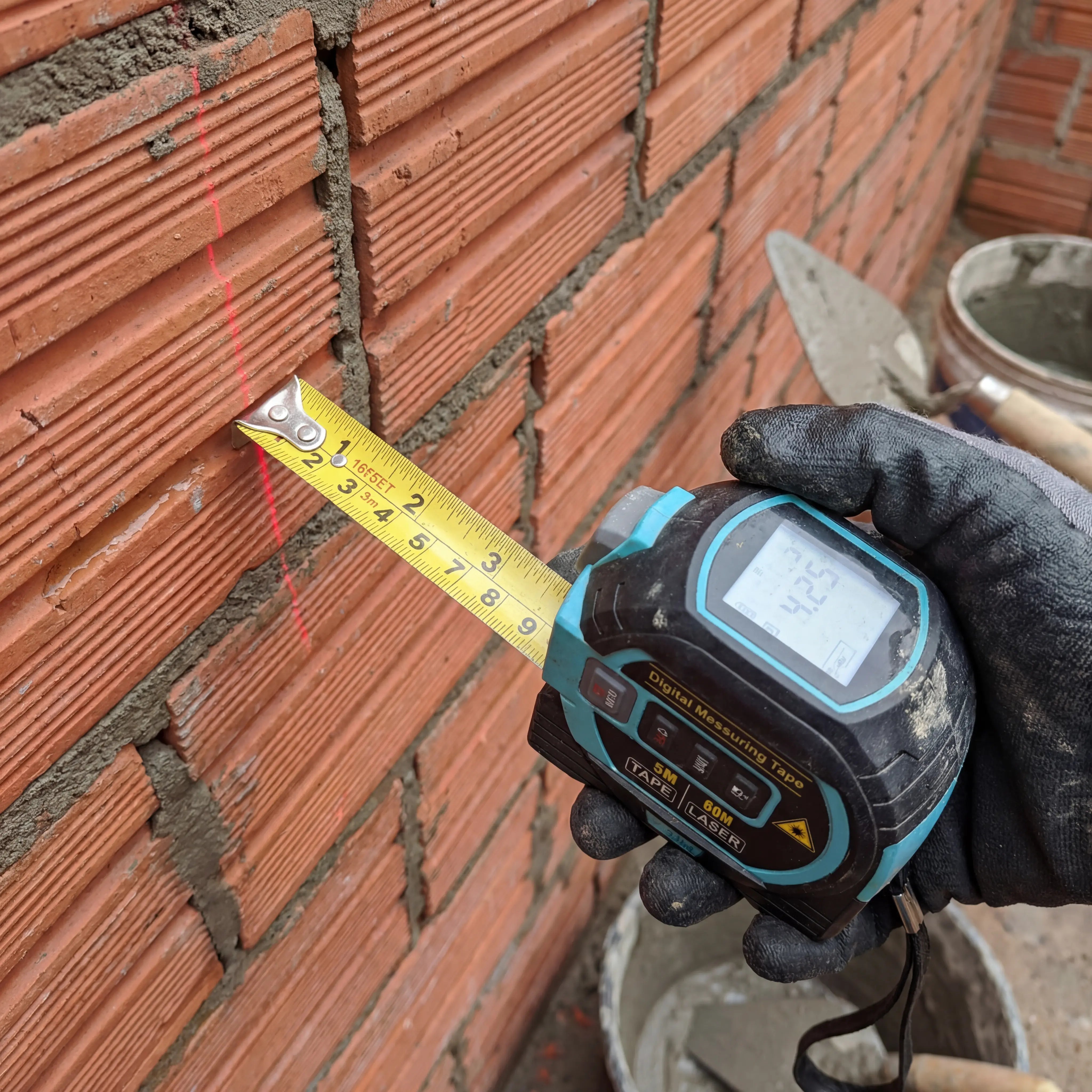 Trena Digital a Laser Modelo Laser60X – Medição Precisa Até 60m