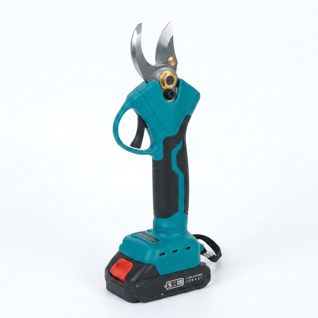 Cordless Electric Pruning Shears 21V Titanium Blade Battery Powered Branch Cutter Model ForjaCut Professional