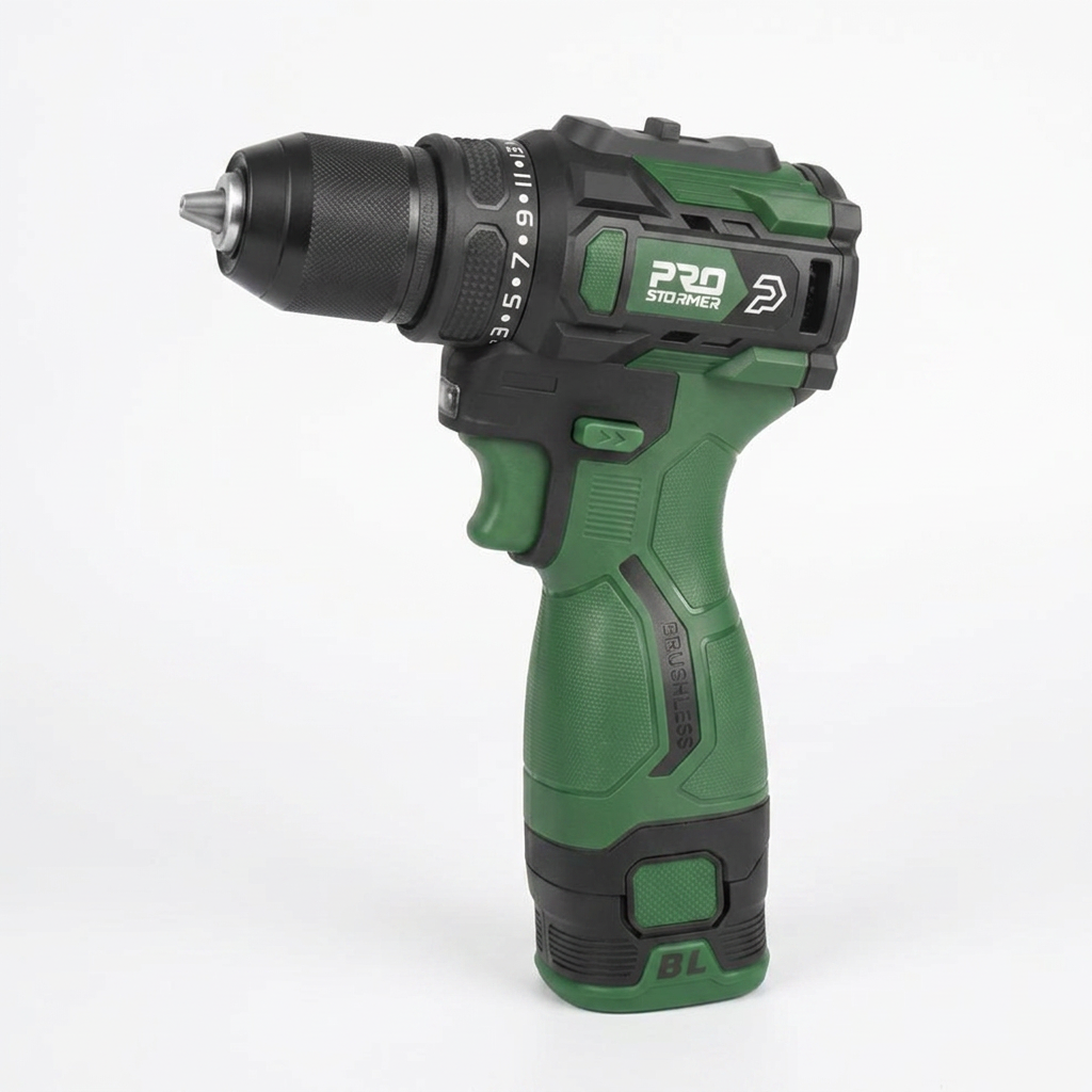 Cordless Drill Brushless 17V 55Nm StormDrive | Forjato