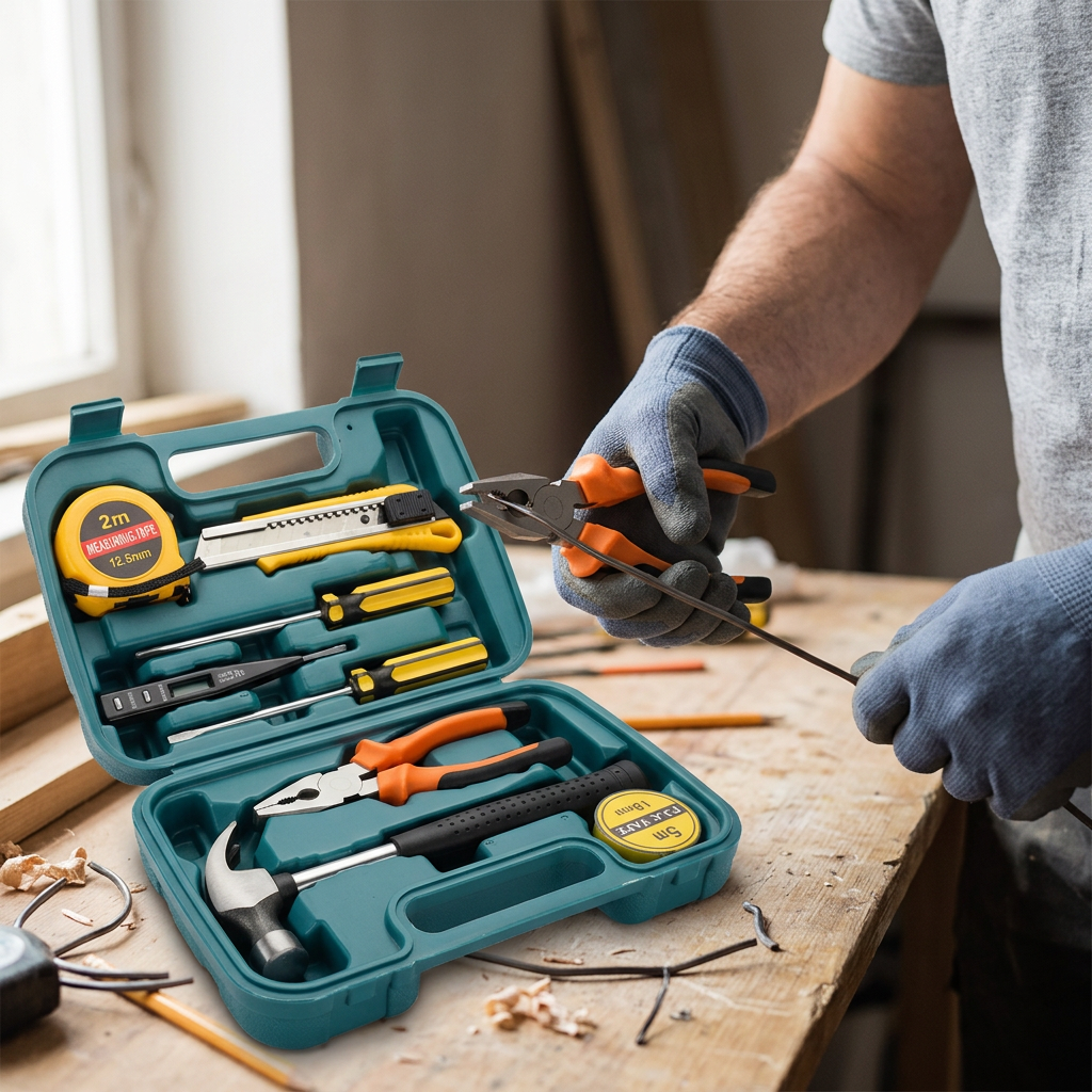 Home Tool Kit 9 Piece with Carry Case MultiPro | Forjato