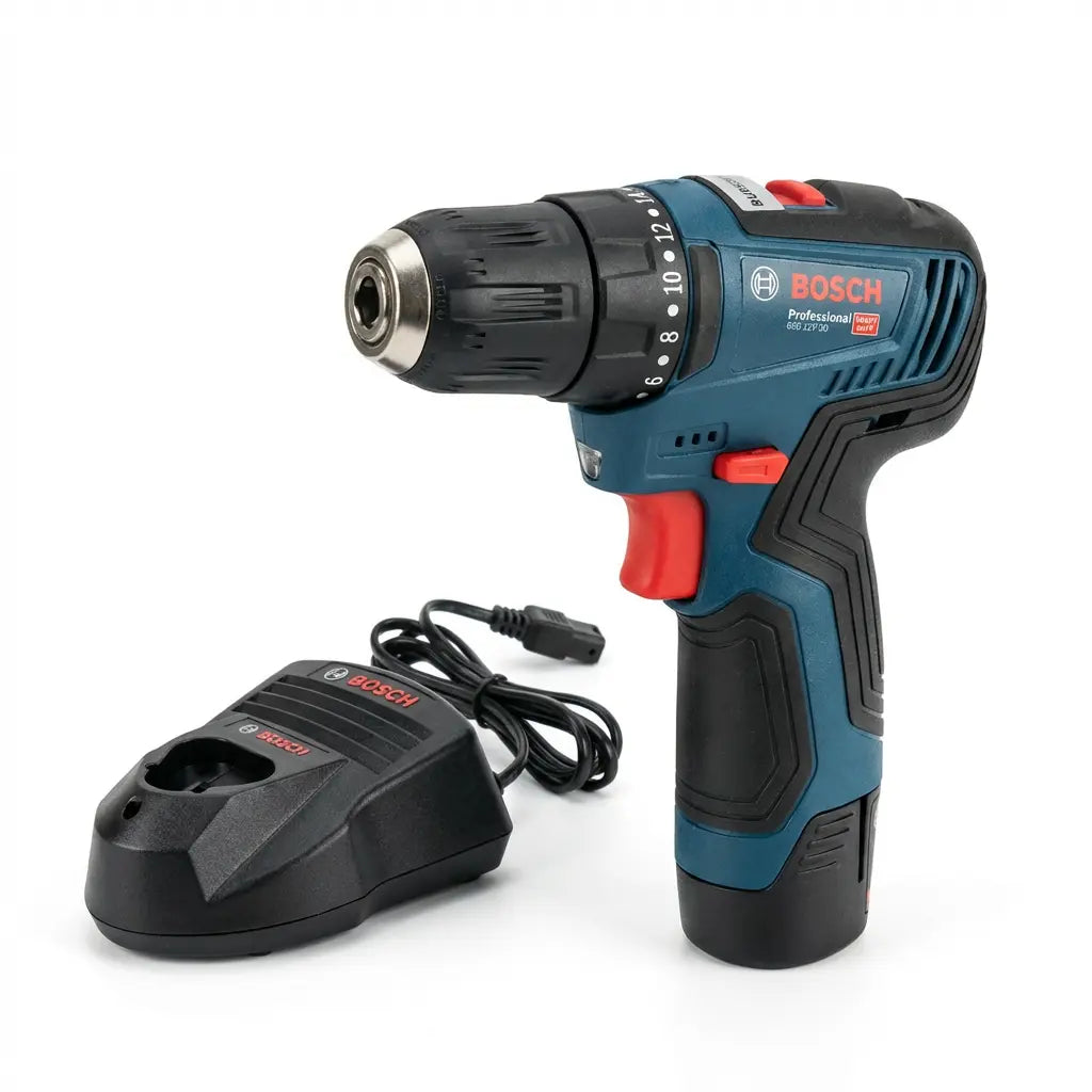 Furadeira e Parafusadeira Bosch Modelo BlueCore™ – Compacta e Potente, Modelo Profissional