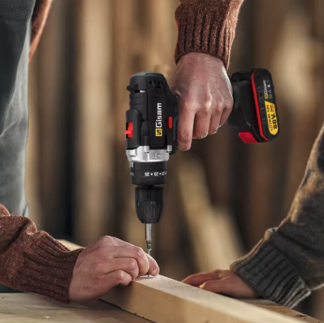 Furadeira e Parafusadeira de Impacto 21V Modelo ImpactFlex™– Potência e Versatilidade para o Seu Dia a Dia + Maleta e Acessórios de Brinde