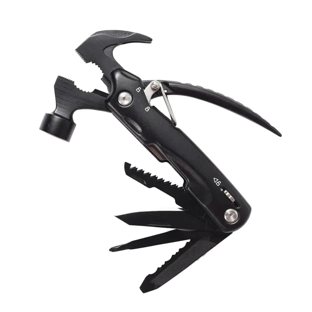 Martelo Multifuncional 16 em 1 Modelo HammerX – Aço Inoxidável, Compacto e Ultra-Resistente