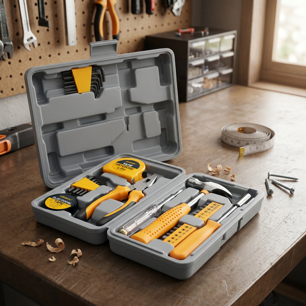 Hand Tool Kit 24 Piece CR-V Home Repair ToolMaster | Forjato