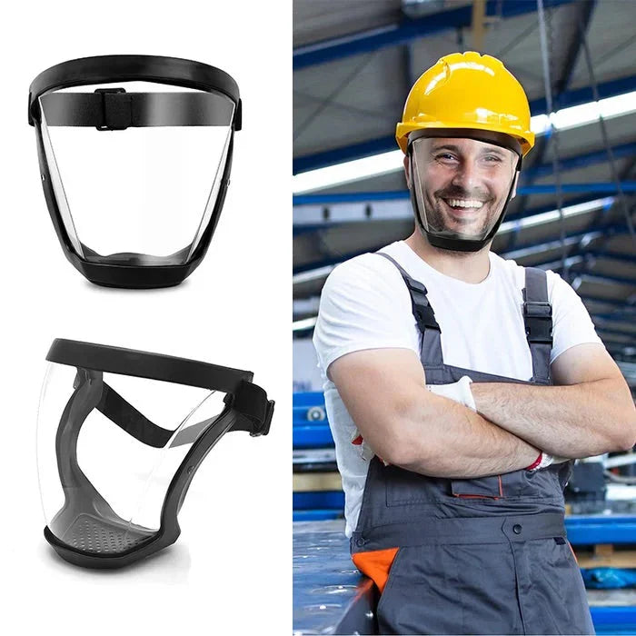 Safety Face Shield + LED Head Torch Kit – Protection & Illumination Anywhere