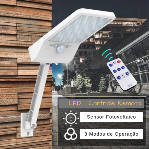 Solar Security Light Outdoor Motion Sensor 800LM Waterproof with Remote Control Model ForjaGlow Professional