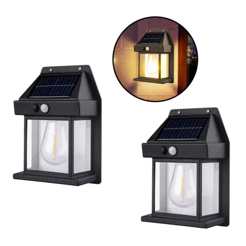 Solar Security Light Outdoor Motion Sensor 600LM 3 Modes Waterproof 3-Day Battery Model EcoGlow Professional